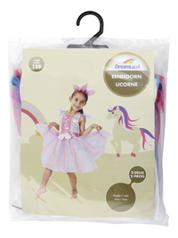 DreamLand verkleedpak Unicorn roze-Vooraanzicht
