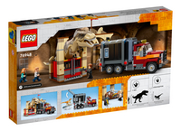 LEGO Jurassic World 76948 T. rex & Atrociraptor dinosaurus ontsnapping-Achteraanzicht