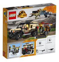 LEGO Jurassic World 76951 Pyroraptor & Dilophosaurus transport-Achteraanzicht