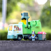 Moose Toys Bluey set de jeu Camion poubelle avec figurines-Image 1