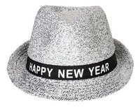 Chapeau pailleté Happy New Year