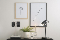 Leitmotiv lampe de chevet Husk noir-Image 1