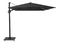 Platinum parasol suspendu Challenger T2 Premium aluminium 3,5 x 2,6 m noir mat
