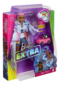 Barbie mannequinpop Extra - Rainbow Braids-Linkerzijde