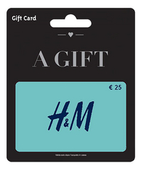 Carte-cadeau H&M 25 euros