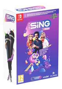 Nintendo Switch Let's Sing 2024 Hits Français et Internationaux + 2 microphones FR