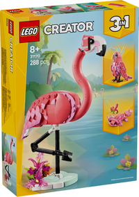 LEGO Creator 3 en 1 Animaux sauvages : le flamant rose 31170