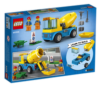 LEGO City 60325 Cementwagen-Achteraanzicht