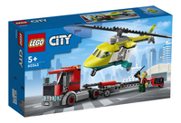 LEGO City 60343 Le transport de l’hélicoptère de secours