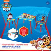 Moose toys tafel met 2 stoeltjes voor kinderen PAW Patrol-Vooraanzicht