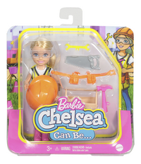 Barbie mannequinpop Chelsea Can Be... Construction Worker-Vooraanzicht