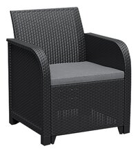 Keter fauteuil Lounge Rosalie Graphite - 2 pièces-Détail de l'article