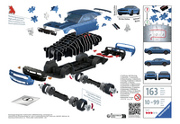 Ravensburger puzzel 3D Dodge Challenger SRT Hellcat Redeye Widebody-Achteraanzicht