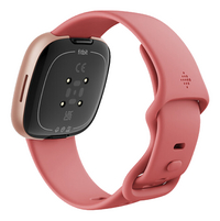 Fitbit smartwatch Versa 4 Pink Sand-Achteraanzicht