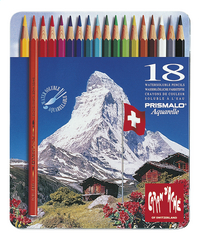Caran d'Ache crayon de couleur Prismalo - 18 pièces