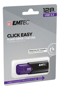 Emtec clé USB B110 Click Easy 3.2 128 Go