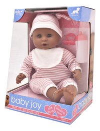 Dolls World zachte pop met geluid Baby Joy roze - 38 cm-Rechterzijde