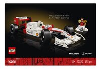 LEGO Icons McLaren MP4/4 & Ayrton Senna 10330-Vue du haut