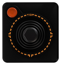 Console Atari THECXSTICK Solus Joystick-Bovenaanzicht