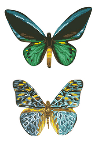 Diamond Dotz Antique Butterflies