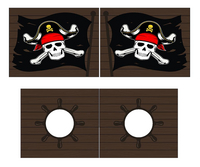 Vipack speelgordijn voor Pino halfhoogslaper - Piraten