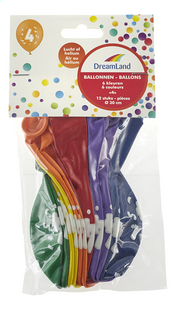 DreamLand ballon 6 kleuren /4/ Ø 30 cm - 12 stuks-Vooraanzicht