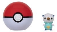 Pokémon Clip 'N' Go Wave 13 - Oshawott + Poké Ball-Vooraanzicht