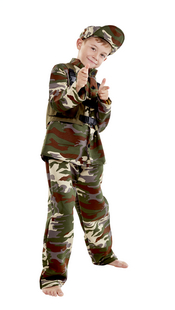 DreamLand déguisement Militaire taille 128-Image 3