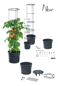 Prosperplast tomatenpot antraciet-Afbeelding 3