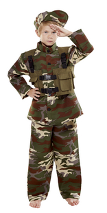 DreamLand déguisement Militaire taille 128-Image 5