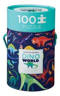 Crocodile Creek puzzel Dino World 100 stukjes