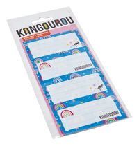 Kangourou etiket Rainbow - 12 stuks-Linkerzijde