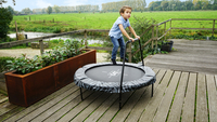 EXIT minitrampoline Tiggy Junior avec arceau Ø 1,40 m gris-Image 3