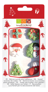 Scrapcooking suikerdecoratie Kerst - 6 stuks