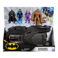 DC Comics Voertuig en figuur Batman Crusader Batmobile & Figures Set