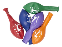 DreamLand ballon 6 kleuren '7' Ø 30 cm - 12 stuks