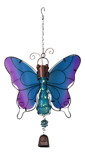 Solarlamp Vlinder blauw/paars