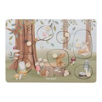 Little Dutch Geluidenpuzzel Hout Forest Friends FSC-Vooraanzicht