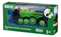 BRIO World 33593 Grote groene locomotief op batterijen-Rechterzijde