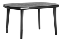 Keter table de jardin Elise Graphite L 137 x Lg 74 cm
