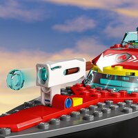 LEGO City 60373 Reddingsboot Brand-Afbeelding 1