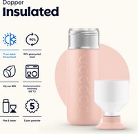 Dopper Gourde Insulated Pebble Peach 580 ml-Avant