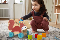 HABA Babyspeelgoed Trekfiguur Eekhoorn-Afbeelding 1
