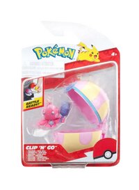 Set Pokémon Clip n' Go Forgerette Soin Ball