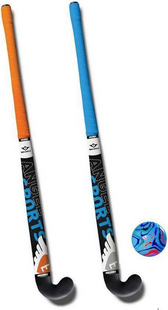 Hockeyset 2 sticks 34' met bal in draagtas