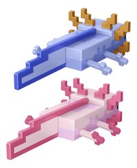 Actiefiguur Minecraft Axolotls portaal-Achteraanzicht