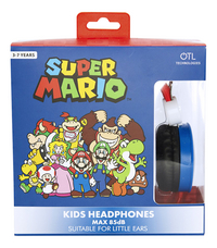 Hoofdtelefoon voor kinderen Super Mario blauw/rood
