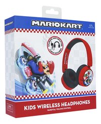 Bluetooth hoofdtelefoon voor kinderen Mariokart rood-Linkerzijde