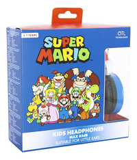 Hoofdtelefoon voor kinderen Super Mario blauw/rood-Linkerzijde