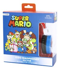 Hoofdtelefoon voor kinderen Super Mario blauw/rood-Rechterzijde